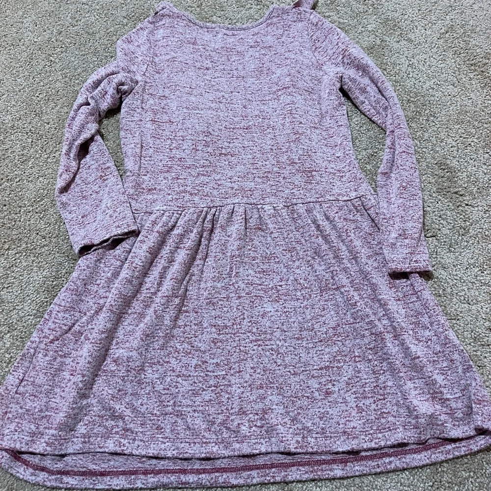 Girls Purple Gymboree Size Medium Long Sleeve Dress